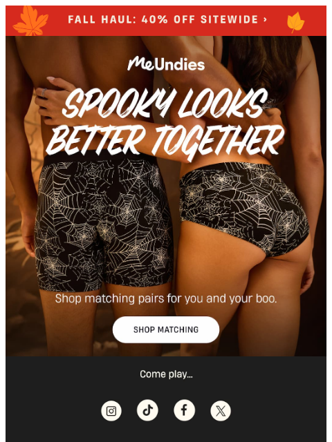 meundies newsletter: We found your +1 👀