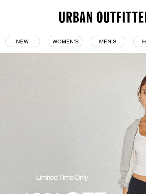 urbanoutfitters newsletter: Now: 40% Off Bec + 30% Off Beauty!