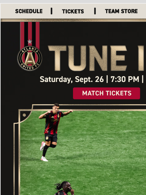 atlutd newsletter: It's Matchday | TONIGHT 7:30 pm