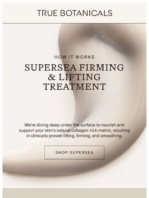 truebotanicals newsletter: From The Sea To Your Skin