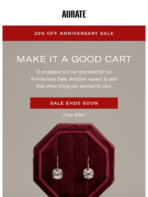 auratenewyork newsletter: YOU COULD BE SHOPPING FREE 👀