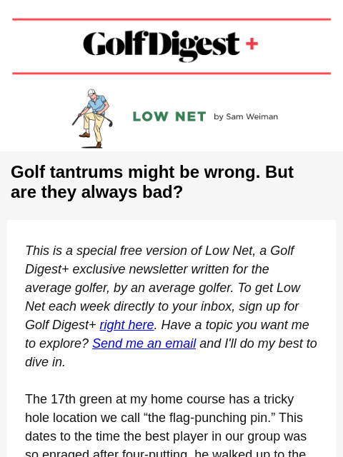 Golf tantrums might be wrong. But are they always bad? ‌ ‌ ‌ ‌ ‌ ‌ ‌ ‌ ‌ ‌ ‌ ‌ ‌ ‌ ‌ ‌ ‌ ‌ ‌ ‌ ‌ ‌ ‌ ‌ ‌ ‌ ‌ ‌ ‌ ‌ ‌ ‌ ‌ ‌ ‌ ‌ ‌ ‌ ‌ ‌ ‌ ‌ ‌ ‌ ‌ ‌ ‌ ‌ ‌ ‌ ‌ ‌ ‌ ‌ ‌ ‌ ‌ ‌ ‌ ‌ ‌ ‌ ‌ ‌ ‌ ‌ ‌ ‌ ‌ ‌ ‌ ‌ ‌