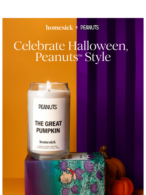 homesick newsletter: It’s The Great Pumpkin, Charlie Brown™! 🎃