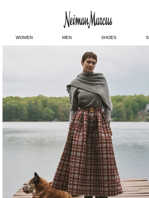 neimanmarcus newsletter: Fall’s coziest looks for her and him