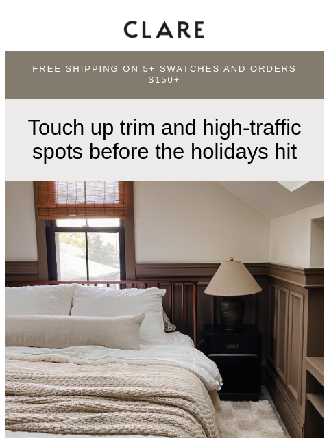 clare newsletter: Holiday-ready in a weekend ❄️