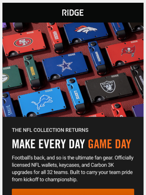 ridge newsletter: Up to $65 Off NFL