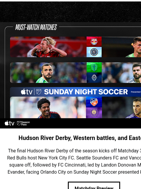 mlssoccer newsletter: Everything is on the line on Matchday 37
