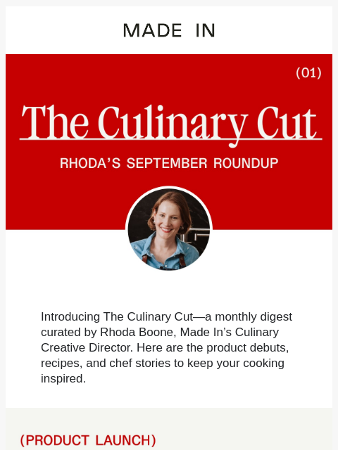madeincookware newsletter: Introducing The Culinary Cut: Inspiration from Our...