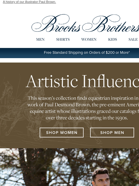 brooksbrothers newsletter: Our fall equestrian motif: inspired by the archive...