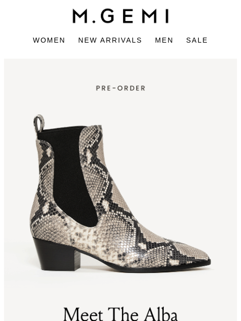 mgemi newsletter: Pre-Order The Alba