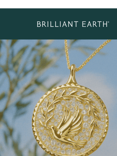 brilliantearth newsletter: NEW DROP: The Jane Goodall Peace Medallion 🌿