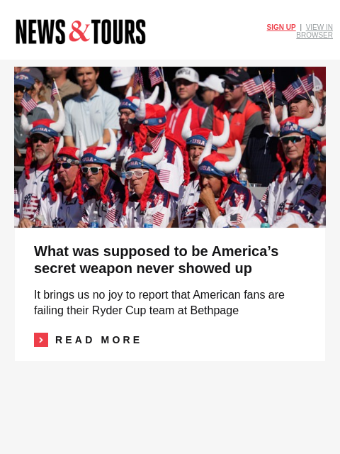 golfdigest newsletter: Keegan Bradley’s shocking decision