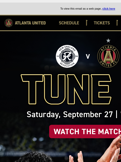 atlutd newsletter: Watch TONIGHT 📺 7:30pm