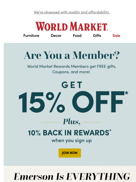 emailworldmarket newsletter: Furniture crafted for company