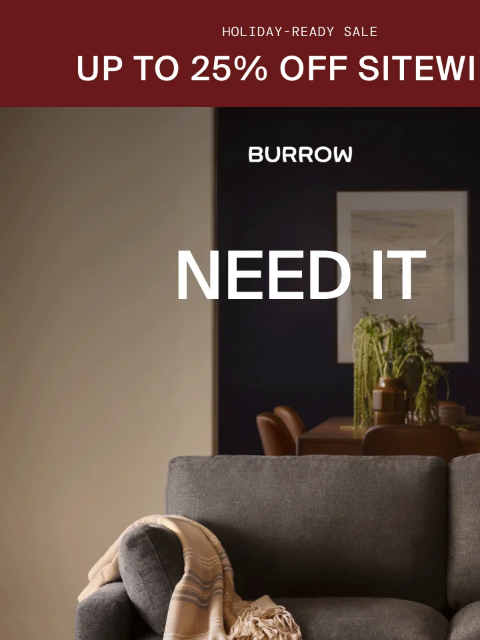 burrow newsletter: Styles delivered in as little as a week