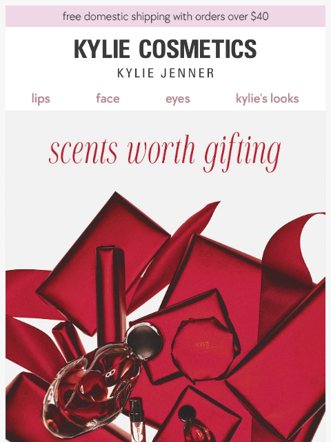 kyliecosmetics newsletter: limited-edition fragrance gifts ✨