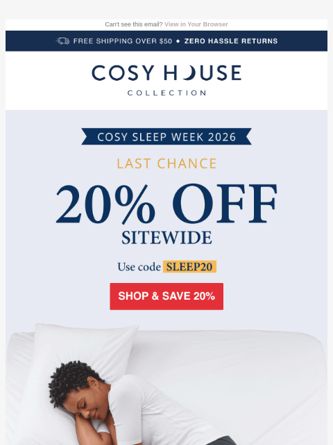 cosyhousecollection newsletter: Last chance ⏰ Your 20% off ends tonight