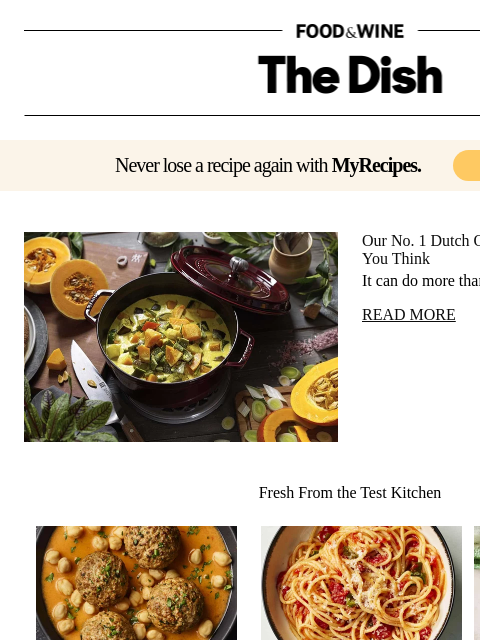foodandwine newsletter: Our No. 1 Dutch Oven Is More Versatile Than You Th...
