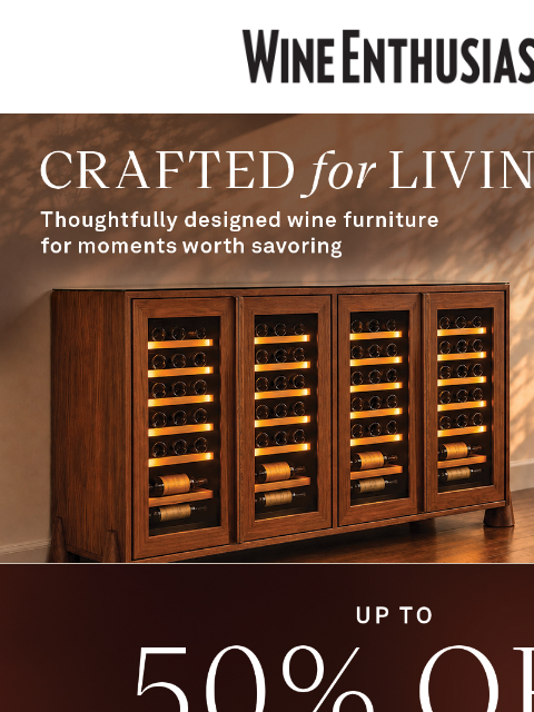 wineenthusiast newsletter: Two Days Left: Shop the Fall Furniture Sale
