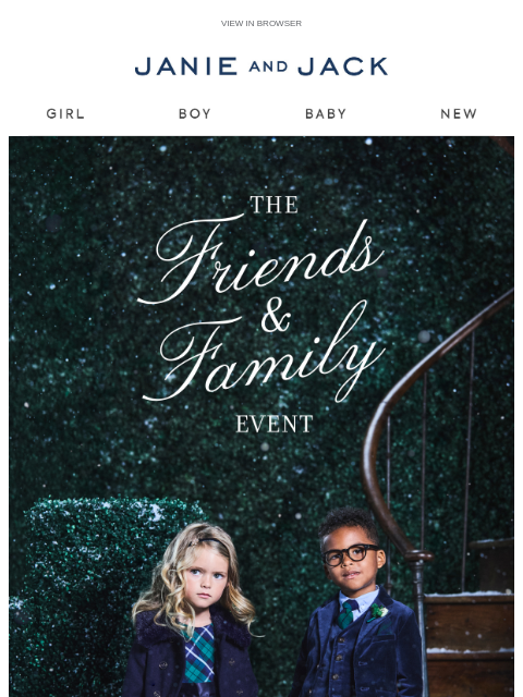 janieandjack newsletter: Our most-loved event: 25% off + free shipping