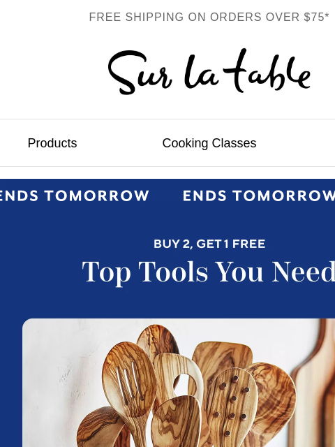 surlatable newsletter: The Anniversary Sale Ends Tomorrow