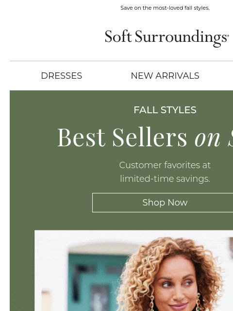 softsurroundings newsletter: Best Sellers on Sale