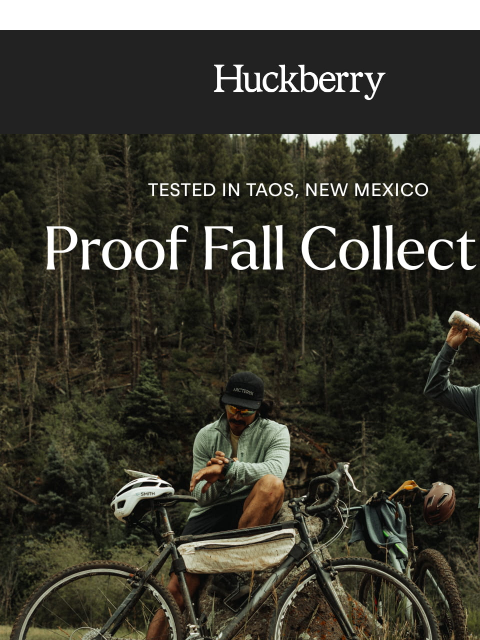 huckberry newsletter: Thermoregulating Technical Layers, Tested in Taos