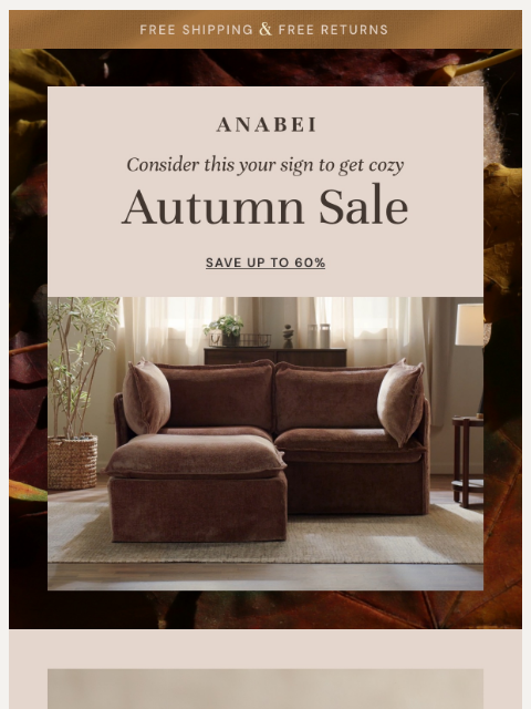 anabei newsletter: Consider this your sign to get cozy