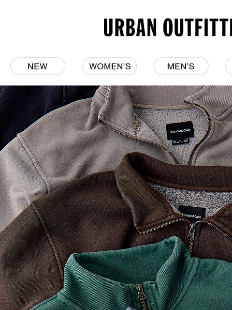 urbanoutfitters newsletter: Your new favorite layer just dropped