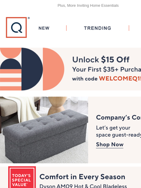 Plus, More Inviting Home Essentials QVC New TRENDING DEALS Unlock $15 off Your First Purchase Companys Coming Dyson TSV Picked just for you Angel 3-Pack Steel Visor Clip with Organza Bags Angel 3-Pack