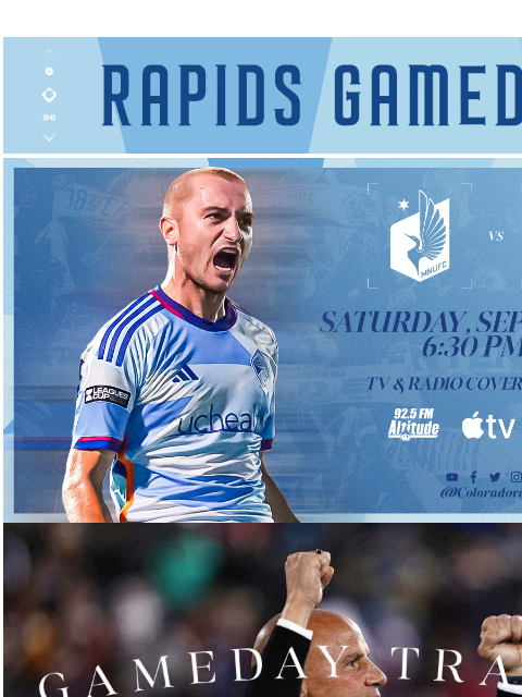 Tune-In on MLS Season Pass CR_Header_600x100.jpg TONIGHT: Colorado Rapids vs Minnesota United at 6:30 PM TONIGHT: Colorado Rapids vs Minnesota United at 6:30 PM Tune-In on MLS Season Pass Our Mailing