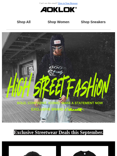 Can't see this email? View in Your Browser Shop All Shop Women Shop Sneakers Exclusive Streetwear Deals this September. Image of 6Kull | Street Rabbit Knitted Hat 6Kull | Street Rabbit Knitted Hat