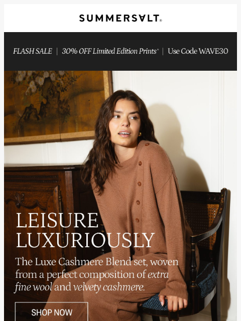 summersalt newsletter: Easy, Elevated Loungewear