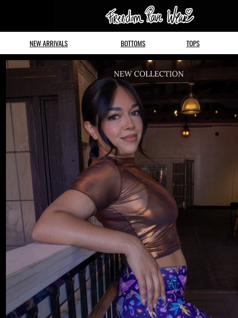 freedomravewear newsletter: Cast a spell in LUCENT