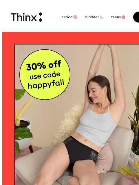 shethinx newsletter: 🍂 Fall into this undie sale