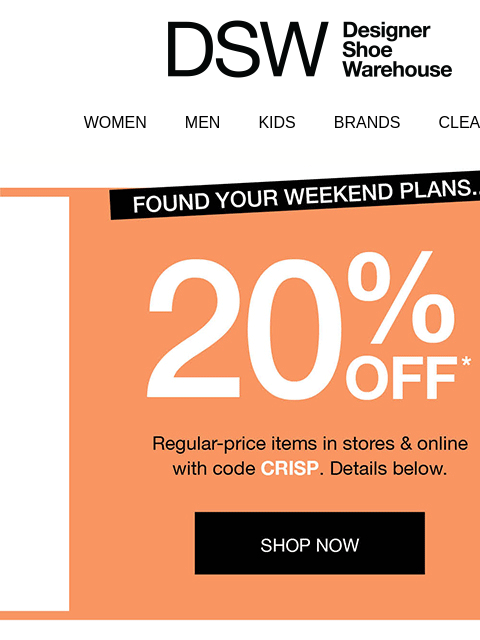 dsw newsletter: Last day for DEALS & FREEBIES 🎁