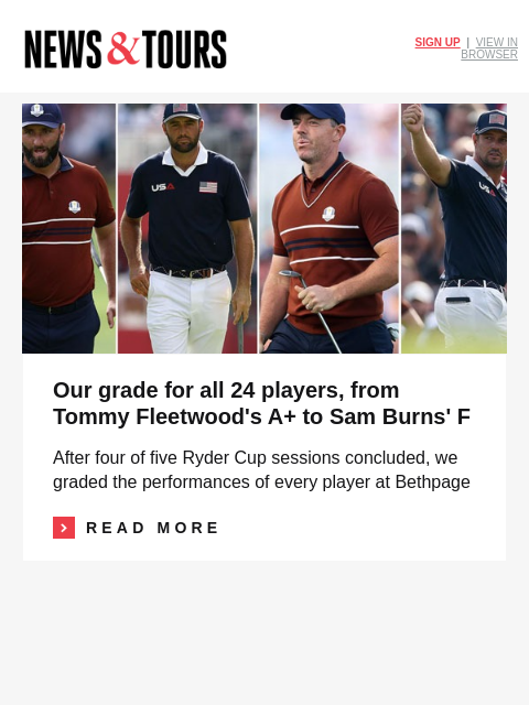 golfdigest newsletter: Bethpage crowd crosses line with Rory jeers