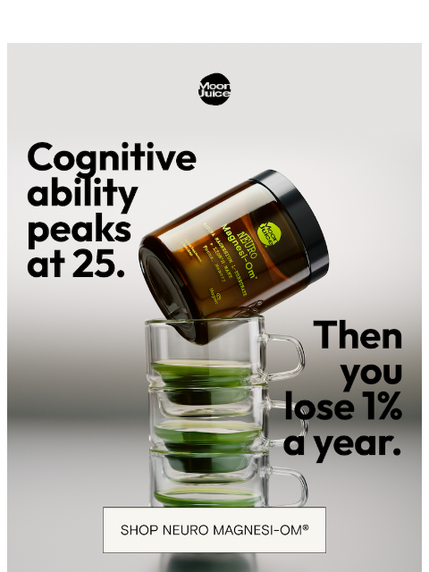 moonjuice newsletter: your brain is shrinking