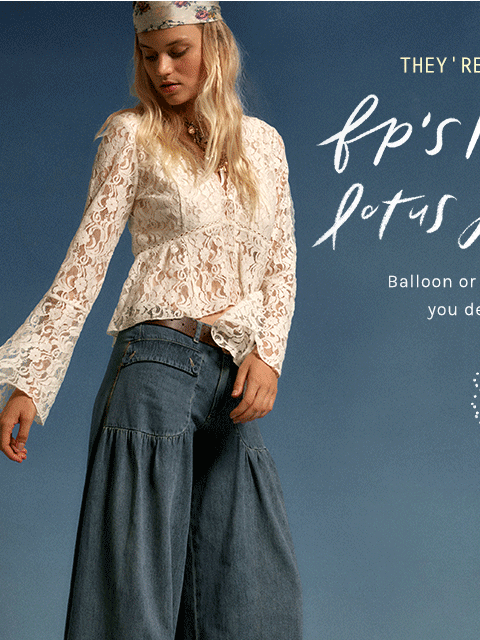 freepeople newsletter: Back In Stock: The Lotus Jeans