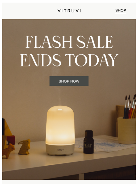 vitruvi newsletter: LAST CHANCE: 40% OFF ‼️