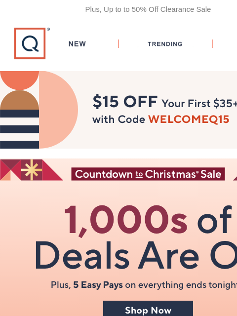 qvcemail newsletter: Ends Tonight! 5 Easy Pays on It All