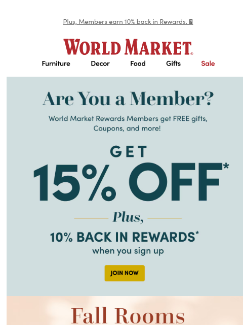 emailworldmarket newsletter: Member-only savings INSIDE! ✨💰👉