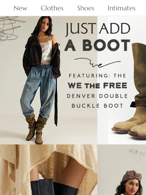 freepeople newsletter: Our favorite fall pairing 🤔