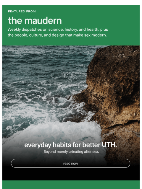 getmaude newsletter: the maudern.