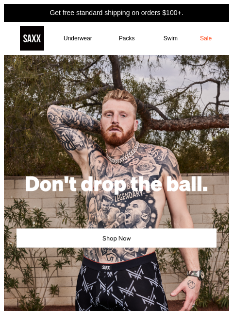 saxxunderwear newsletter: Here’s everything you missed