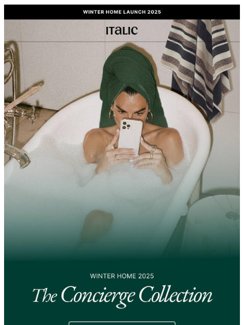 italic newsletter: NEW: The Concierge Collection