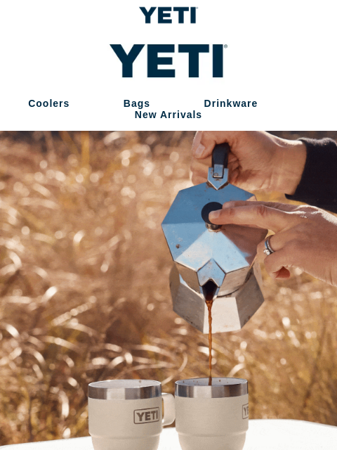 yeti newsletter: Your Morning Routine, Now In Cape Taupe