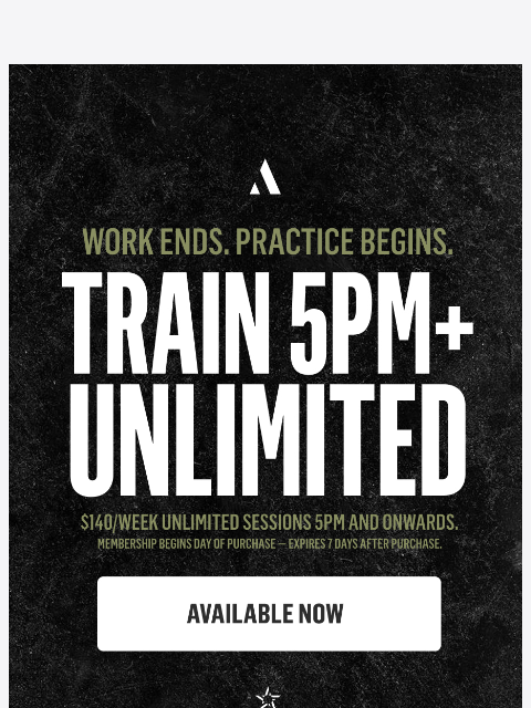 aarmy newsletter: Work Ends. Practice Begins.