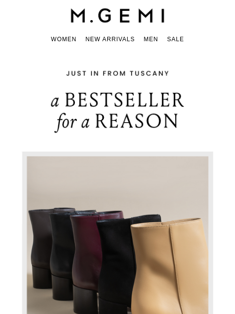 mgemi newsletter: Big News For Boot Lovers
