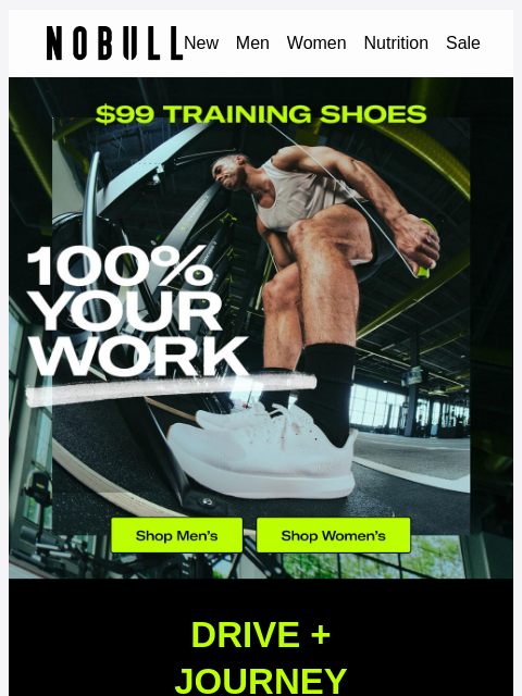 nobullproject newsletter: Training Shoes Now $99